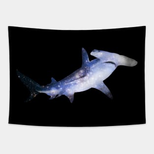 Galaxy Hammerhead Shark Tapestry