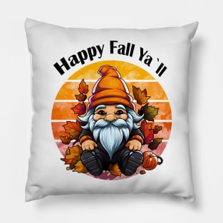 Happy Fall Ya`ll Pillow