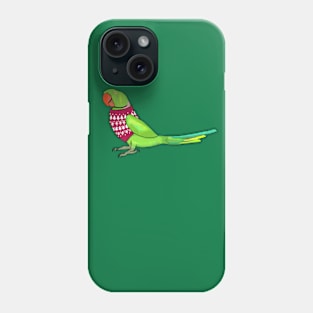 Kevin the Festive Parakeet Phone Case