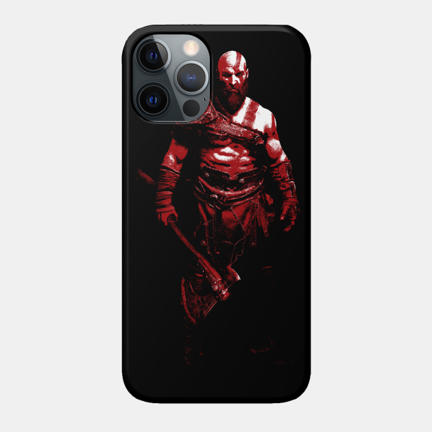 God of War - Kratos - Red and Black - God Of War - Phone Case | TeePublic