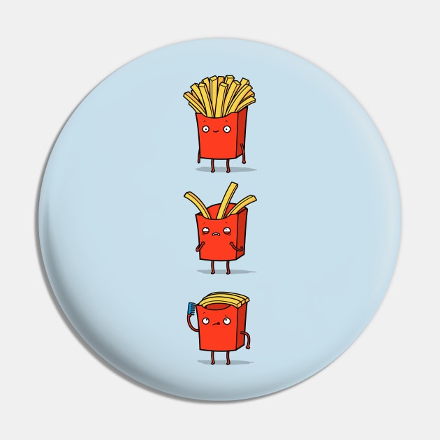 Fry Loss Pin by Raffiti