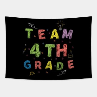 Team 4th Grade First Day of School Tapestry