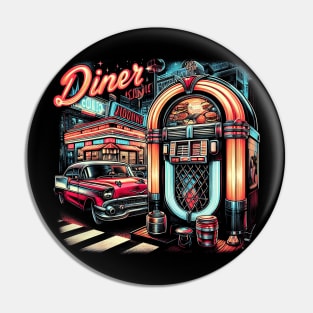 Retro Diner Pin