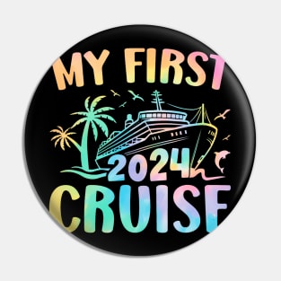 My First Cruise 2024 Vacation Matching Family Cruise Ship Pin