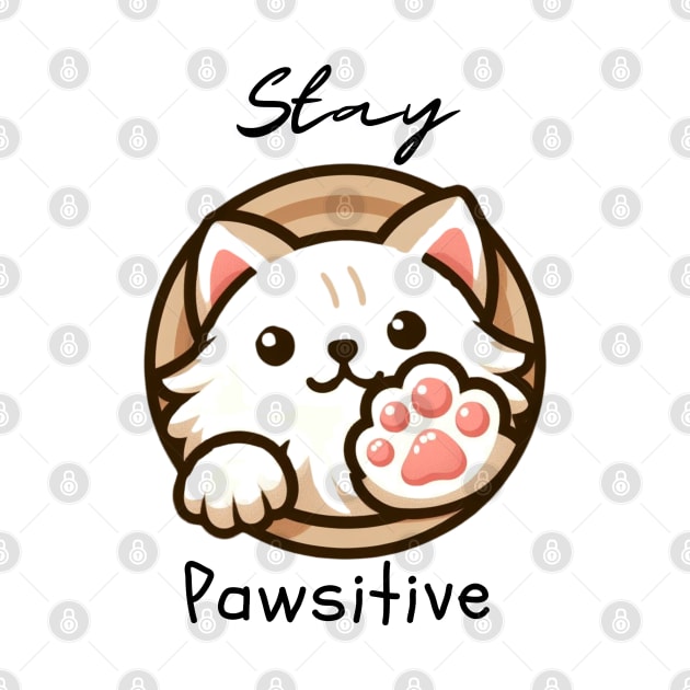 Stay Pawsitive by Bubbles