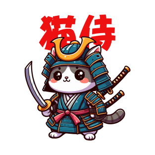 Neko Samurai T-Shirt