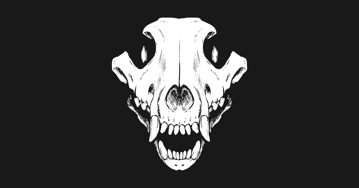 Wolf Skull Skulls TShirt TeePublic