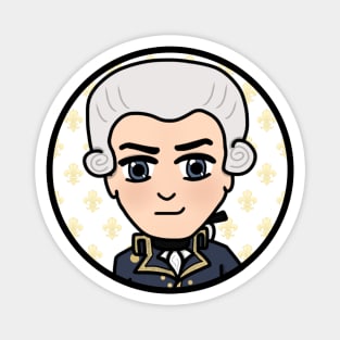 Patriot Portrait - Chibi Marquis de la Fayette Magnet