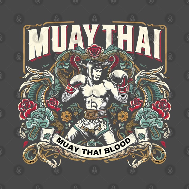 Muay Thai Warrior by TaevasDesign