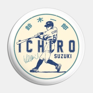 Ichiro Suzuki Mariners 2 by Buck Tee Pin