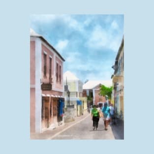 Caribbean - A Street in St. George's Bermuda T-Shirt