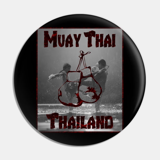 Muay Thai Fighter Thailand boxing gloves Pin by Jakavonis