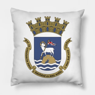 Flag of San Juan, Puerto Rico Pillow