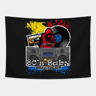 80's Baby Retro Hip Hop T Shirt Tapestry