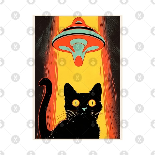 ufo cat by Flowerandteenager