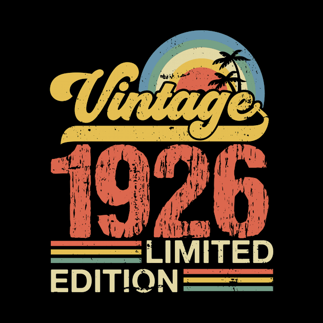 Retro vintage 1926 limited edition by Crafty Pirate 