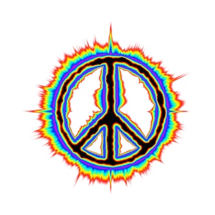 Psychedelic Peace sign T-Shirt