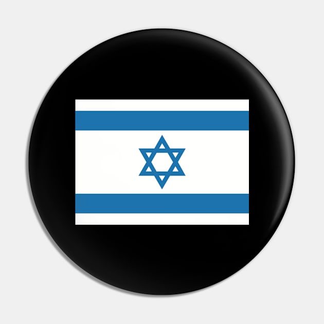 Israel flag Pin by Designzz