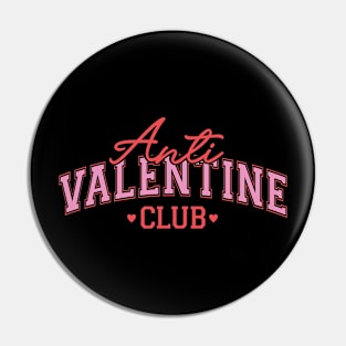 Anti Valentine Club Love Sucks Anti Love Pin