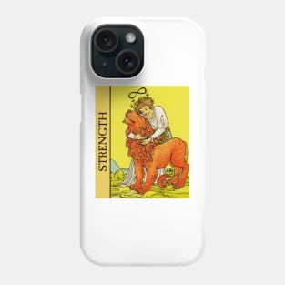 Strength Tarot Card Phone Case