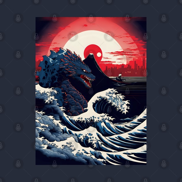 Kanagawa Monster by Rogue Clone