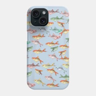 Cute Fish - colorful illustration Phone Case