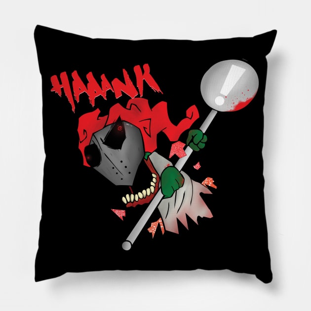 fnf madness combat tricky yelling graffiti Pillow by Renovich