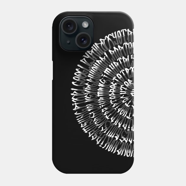 Lettering Phone Case by AnDan