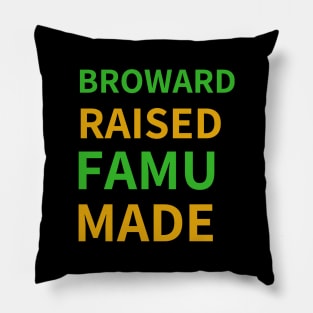 Broward Raised FAMU Made Pillow