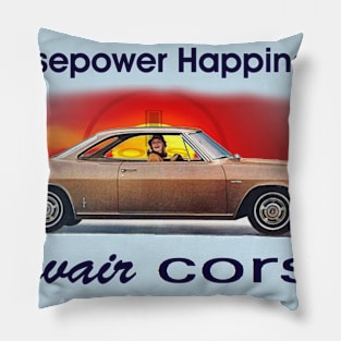 Corvair Corsa - Horsepower Happiness Pillow