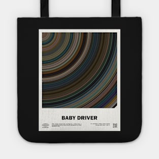 minimal_Baby Driver Abstract Circular  Movie Tote