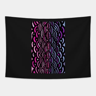  pink and black braid. Sea bottom. Tapestry