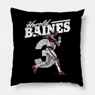 harold baines retro Pillow