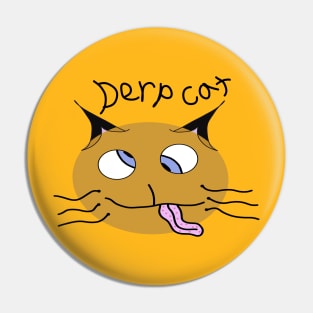 Derp Cat Pin