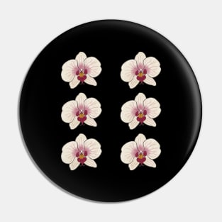 Orchid Flora Wildflower Bloom Vintage Since Established Pin