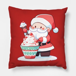 Santa's Christmas Party Pillow