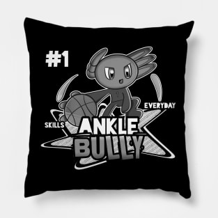 Ankle Bully #1 Skills Everyday  Axolotl Basketball Season Kids Teens Graphic Gift Pillow