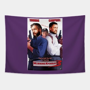 Lethal Morning Kombat Weapon Tapestry