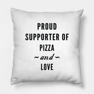 Pizza And Love Pillow