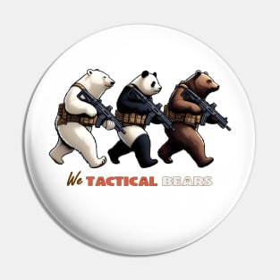 We Tactical Bears Pin