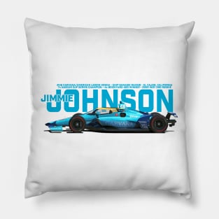 Jimmie Johnson 2022 (light blue) Pillow