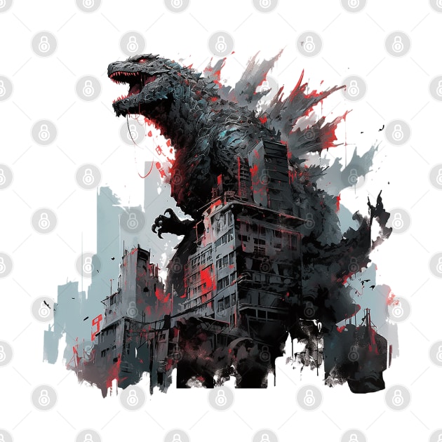 godzilla by skatermoment