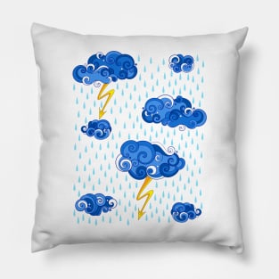 Fairytale Weather Forecast Print Pillow