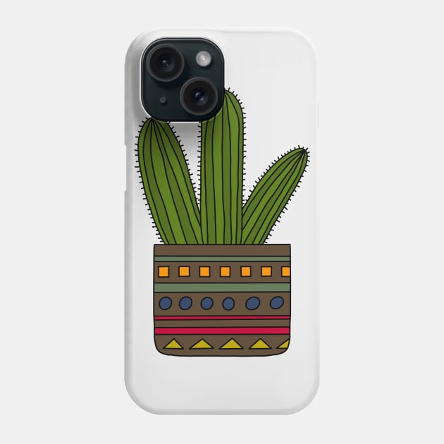 Cute Cactus Design #103: Dark Green Cacti Phone Case by DreamCactus