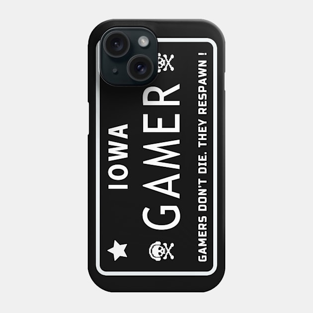 Iowa Gamer! Phone Case by SGS