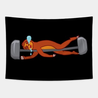 Sloth Gym Workout Tapestry