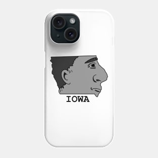 A funny map of Iowa 2 Phone Case