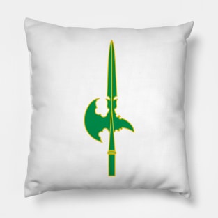 Halberd (green) Pillow