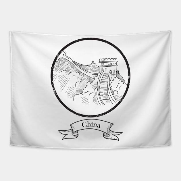 China Tapestry by Digilogos