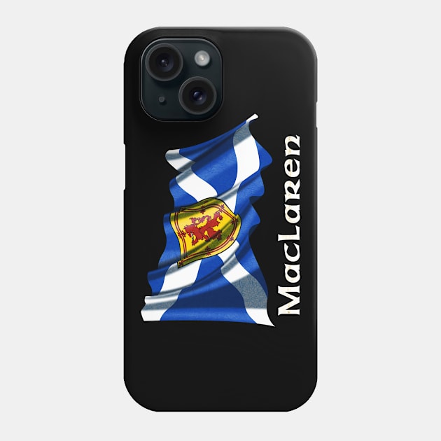 MacLaren Clan Scottish Flag Phone Case by Celtic Folk